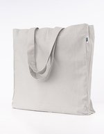 Printwear Fairtrade Bio-Baumwoll Oversize Tasche – Light Grey (ca. Pantone Cool Grey 5C)