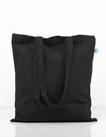 Printwear Recycelte Baumwolltasche mit langen Henkeln – Black