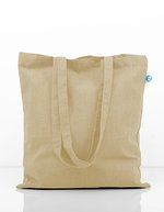 Printwear Recycelte Baumwolltasche mit langen Henkeln – Natural