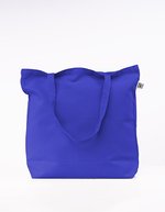 Printwear Fairtrade Bio-Baumwolltasche mit langen Henkeln, Black 46 x 40 cm, XT670 – Royal (ca. Pantone 287C)