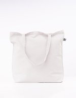 Printwear Fairtrade Bio-Baumwolltasche mit langen Henkeln, Black 46 x 40 cm, XT670 – White