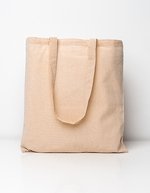 Printwear Borsa in cotone con manici lunghi, Natural ca. 38 x 42 cm, XT800 – Bild 2