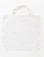 Printwear Borsa in cotone mit Boden- und Seitenfalte, White ca. 38 x 42 x 10 cm, XT90 – Bianco