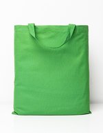 Printwear Baumwolltasche mit kurzen Henkeln, Natural ca. 38 x 42 cm, XT902 – Light Green (ca. Pantone 361C)
