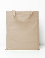 Printwear Baumwolltasche mit kurzen Henkeln, Natural ca. 38 x 42 cm, XT902 – Natural