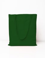 Printwear Baumwolltasche mit langen Tragegriffen, Natural ca. 38 x 42 cm, XT903 – Vert fonce (ca. Pantone 348C)