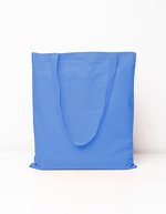 Printwear Baumwolltasche mit langen Tragegriffen, Natural ca. 38 x 42 cm, XT903 – Bleu clair (ca. Pantone 2995C)