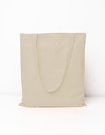 Printwear Baumwolltasche mit langen Tragegriffen, Natural ca. 38 x 42 cm, XT903 – Naturel