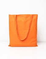 Printwear Baumwolltasche mit langen Tragegriffen, Natural ca. 38 x 42 cm, XT903 – Orange (ca. Pantone 1505C)
