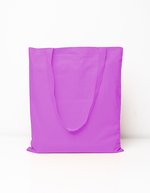 Printwear Baumwolltasche mit langen Tragegriffen, Natural ca. 38 x 42 cm, XT903 – Rose (ca. Pantone 225C)
