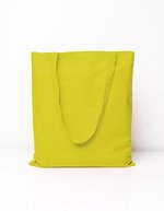 Printwear Baumwolltasche mit langen Tragegriffen, Natural ca. 38 x 42 cm, XT903 – Jaune (ca. Pantone 123C)