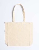 Printwear Baumwolltasche mit Boden- und Seitenfalten, Blue (ca. Pantone 2935U-HKS 43-44) 38 x 42 x 10 cm, XT95 – Naturale