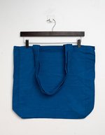 Cotton Bag Side Fold Long Handles – Royal (ca. Pantone 285C)