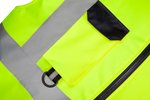 YOKO Warnweste YK220 mit Fleece-Futter, Hi-Vis Yellow/Navy S, YK005 – Bild 3