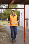 YOKO Gilet Hi-Vis con Cappuccio e tasche, Navy XL, YK007 – immagine 8