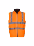 YOKO Bodywarmer Polaire Haute Visibilité EN20471, Hi-Vis Orange S, YK008F – image 1