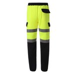 YOKO Hi-Vis Sicherheits-Lange Hose mit Reflektoren, Black S, YK016T – Bild 4