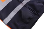 YOKO Hi-Vis Sicherheits-Hoodie mit Reißverschluss, Black S, YK07 – Bild 5
