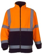 YOKO Sicherheitsjacke mit 3M™ Reflektoren – Hi-Vis Orange/Navy