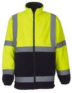 YOKO Sicherheitsjacke mit 3M™ Reflektoren – Hi-Vis Yellow/Navy