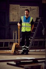 YOKO Sicherheitsweste Signalgelb mit Reflexstreifen, Hi-Vis Orange S, YK100 – Bild 9