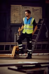 YOKO Safety Vest Signal Yellow with Reflective Stripes, Hi-Vis Yellow S, YK100 – image 10
