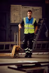 YOKO Safety Vest Signal Yellow with Reflective Stripes, Hi-Vis Yellow S, YK100 – image 11