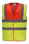 YOKO Safety Vest Signal Yellow with Reflective Stripes, Hi-Vis Yellow S, YK100 – image 3