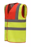 YOKO Safety Vest Signal Yellow with Reflective Stripes, Hi-Vis Yellow S, YK100 – image 5