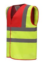 YOKO Sicherheitsweste Signalgelb mit Reflexstreifen, Hi-Vis Orange S, YK100 – Bild 5