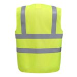 YOKO Hochsichtbare Warnweste mit Antistatikschutz, Hi-Vis Orange S, YK1000 – Bild 3