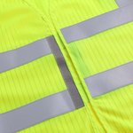 YOKO Hochsichtbare Warnweste mit Antistatikschutz, Hi-Vis Orange S, YK1000 – Bild 5