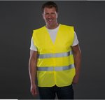 YOKO Hi-Vis Sicherheitsweste mit Reflektionsstreifen, Hi-Vis Orange M, YK102 – Bild 5