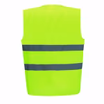 YOKO Hi-Vis Safety Vest with Reflective Stripes, Hi-Vis Yellow L, YK102 – image 4