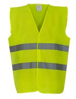 YOKO Hi-Vis Sicherheitsweste mit Reflektionsstreifen – Hi-Vis Yellow