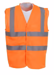 YOKO Hi-Vis Top Cool Recycled Open Mesh Waistcoat Hi-Vis Yellow M (YK120) – Lime