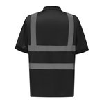 YOKO Reflektierendes Sicherheitspolo mit 2 Streifen, Black S, YK210 – Bild 3
