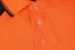 YOKO Hi-Vis Polo-Shirt mit reflektierenden Bändern, Hi-Vis Orange/Navy S, YK220 – Bild 5