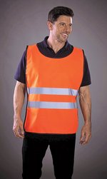 YOKO Sicherheitsweste mit Reflektionsstreifen, Hi-Vis Orange L/XL, YK269 – Bild 1