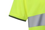 YOKO Hi-Vis Navy T-Shirt mit Reflexstreifen, Hi-Vis Orange/Navy S, YK400 – Bild 5