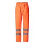 YOKO Atmungsaktive Regenhose mit Reflexbändern – Hi-Vis Yellow