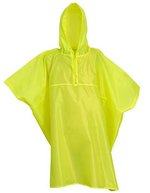 YOKO Regenponcho mit Kapuze und Beutel – Hi-Vis Yellow