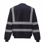 YOKO Hi-Vis Sicherheits-Sweatshirt mit Reflexstreifen, Hi-Vis Orange XXL, YK510 – Bild 4