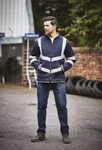 YOKO Hi-Vis Safety Jacket with Fleece Lining, Hi-Vis Orange L, YK706 – image 6