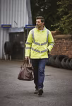 YOKO Hi-Vis Safety Jacket with Fleece Lining, Hi-Vis Orange L, YK706 – image 8