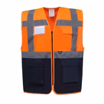 YOKO Safety Vest with Reflective Stripes and Pockets, Paramedic Green M, YK801 – image 3