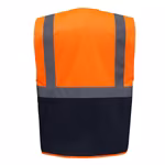 YOKO Safety Vest with Reflective Stripes and Pockets, Paramedic Green M, YK801 – image 4