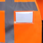 YOKO Safety Vest with Reflective Stripes and Pockets, Paramedic Green M, YK801 – image 7