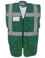 YOKO Sicherheitsweste mit Reflexstreifen und Taschen, Hi-Vis Orange/Black XL, YK801 – Paramedic Vert