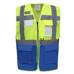 YOKO Recycelte Sicherheitsweste mit Reflexstreifen, Hi-Vis Orange S, YK820 – Bild 3